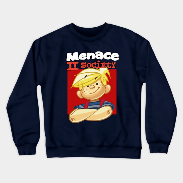 Menace To Society Crewneck Sweatshirt by Helm Store